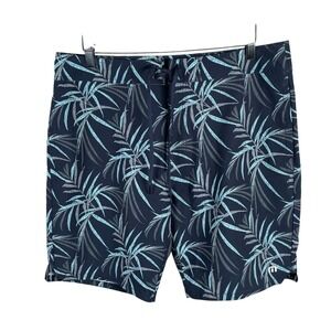 NEW Travis‎ Mathew Trawler Floral Board Shorts Swimwear Mens 36 Blue 20" Length